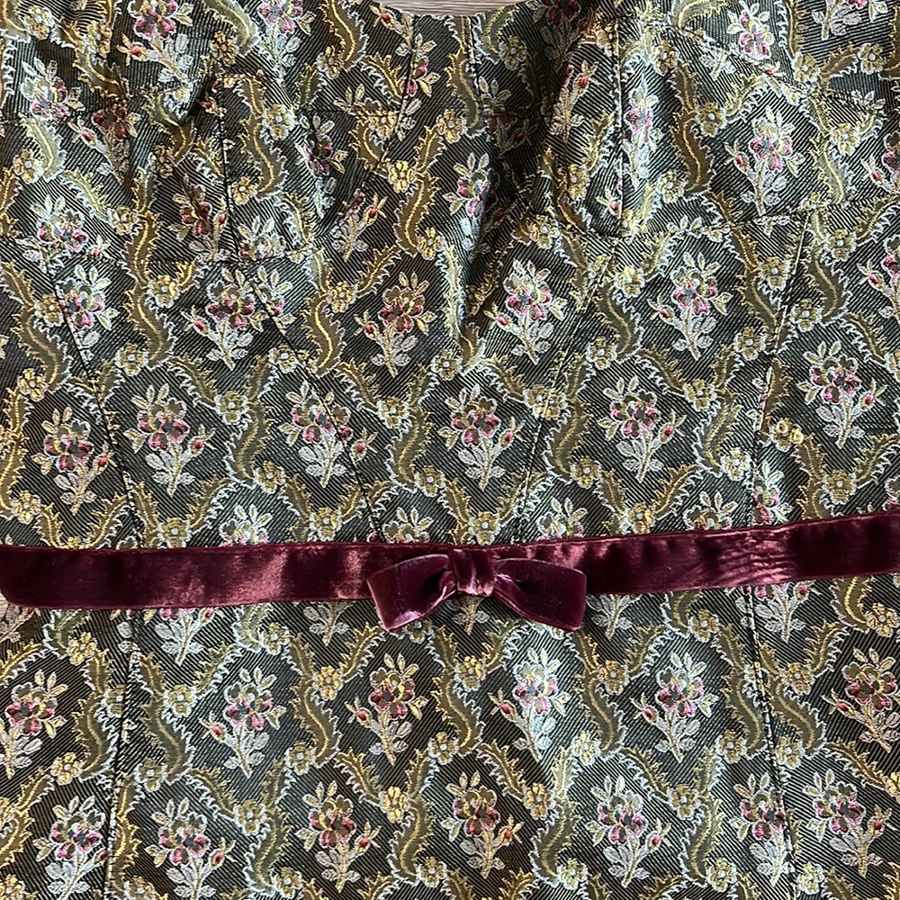 Nanette Lepore Vintage Tapestry Brocade Corset Top - Picture 2 of 7